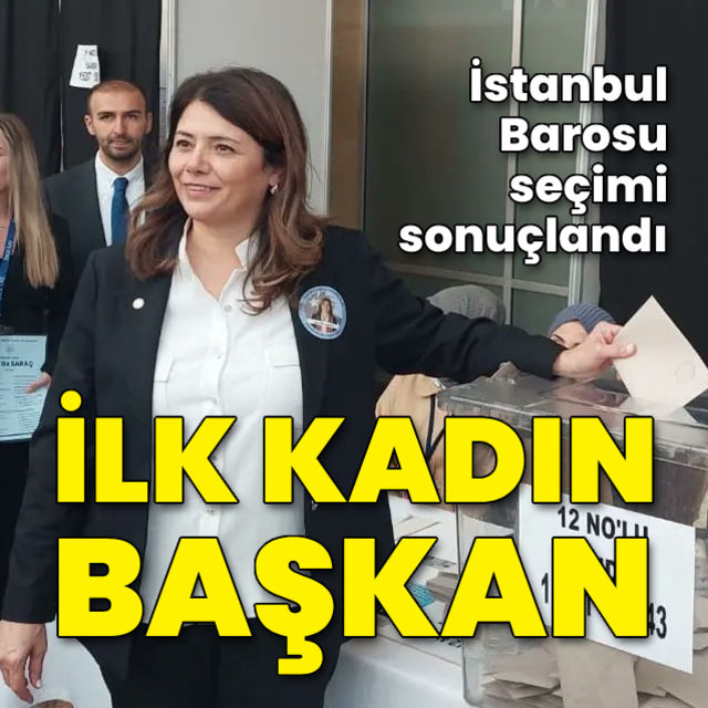 İstanbul Barosu Başkanı Filiz Saraç oldu