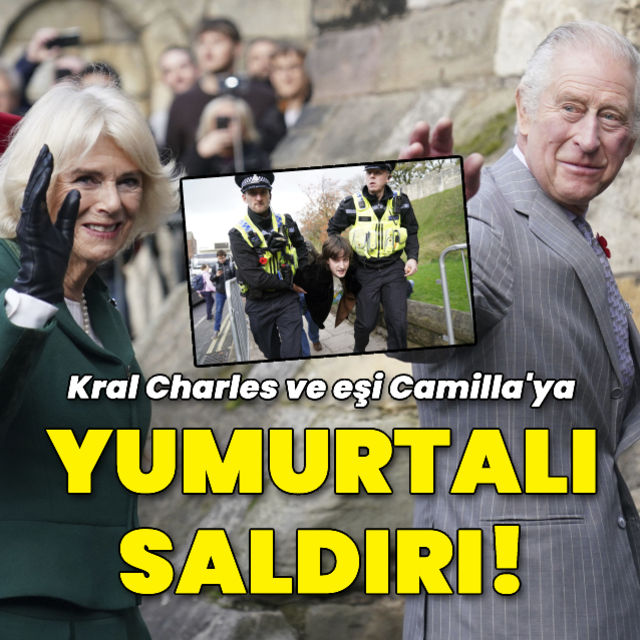 İngiltere Kralı 3  Charles a yumurtalı saldırı