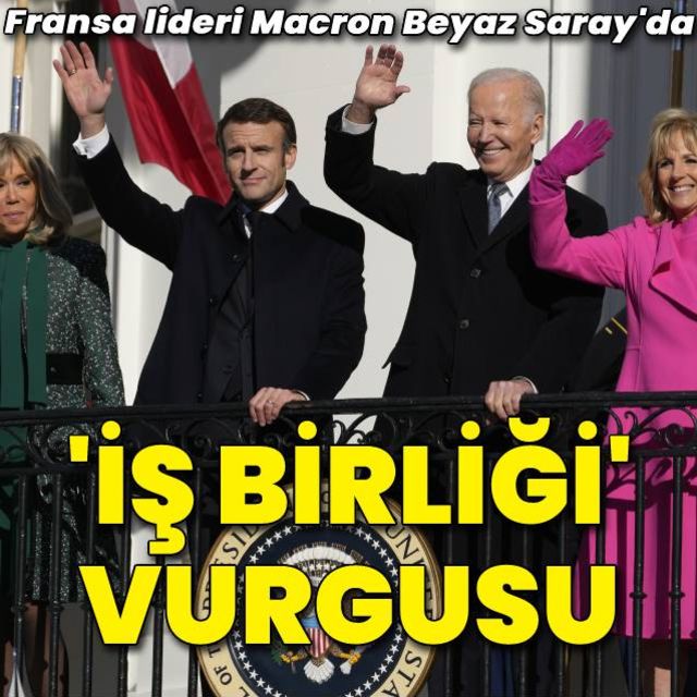 Fransa lideri Macron un Beyaz Saray ziyaretinin ardından iki ülke yakın müttefiklik vurgusu yaptı