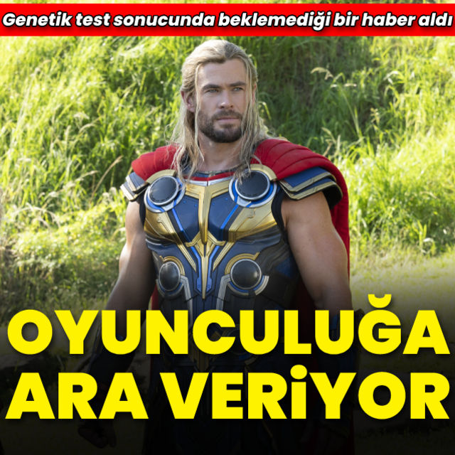 Chris Hemsworth oyunculuğa ara verecek