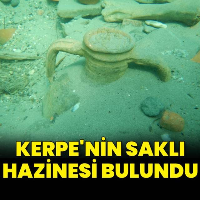 Kerpe nin saklı hazinesine su altı kazılarıyla ulaşıldı