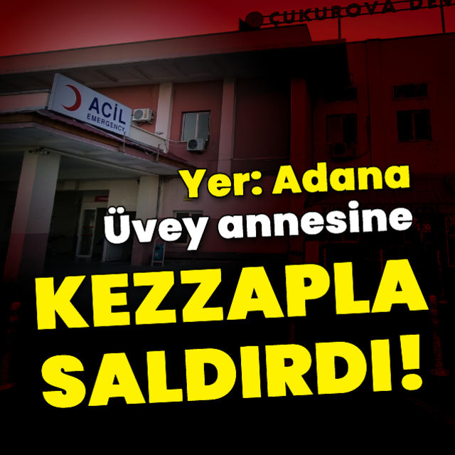 Üvey annesine kezzapla saldıran şüpheli tutuklandı