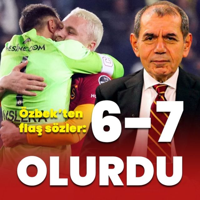 Dursun Özbek'ten flaş sözler: 6-7 olabilirdi