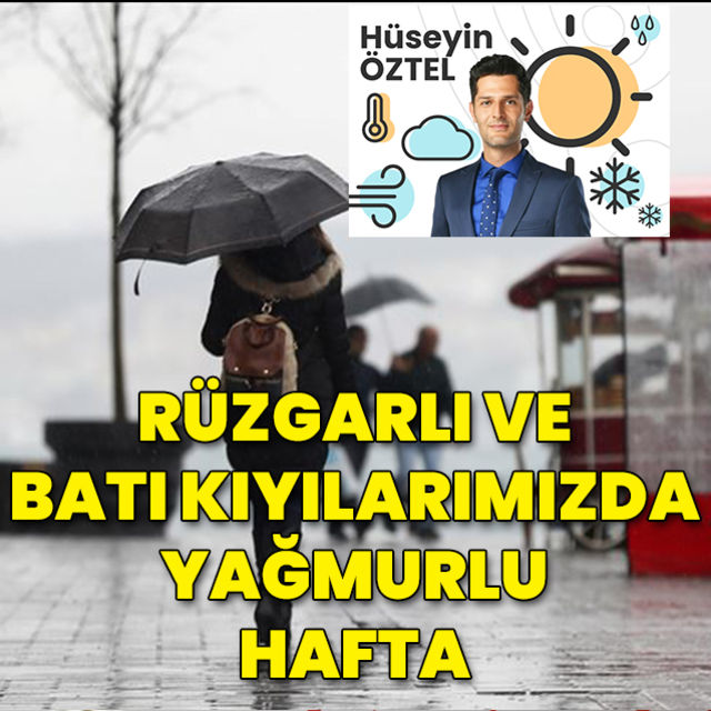 Rüzgarlı ve batı kıyılarımızda yağmurlu hafta