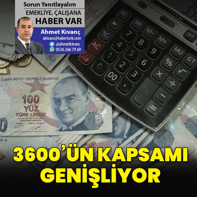 3600 ek göstergede kapsam genişletilecek