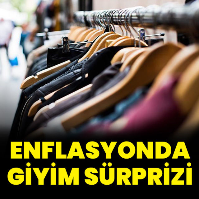 Enflasyondaki artışı giyim sınırladı