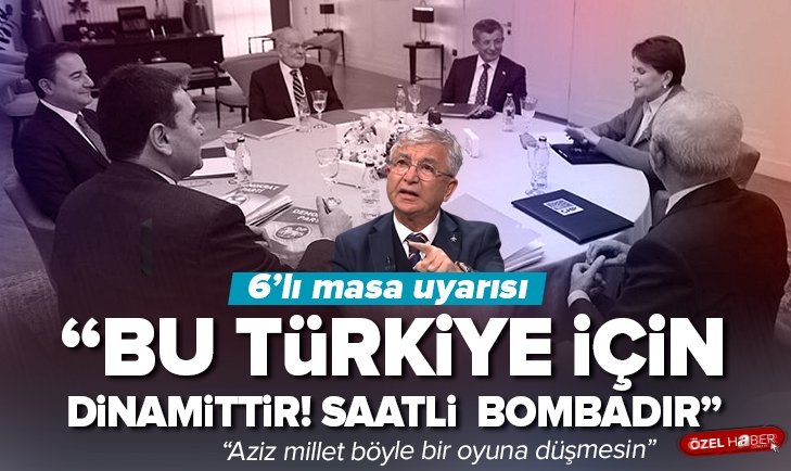 Prof Dr Mesut Hakkı Caşından 6'lı masa uyarısı Bu Türkiye için dinamittir