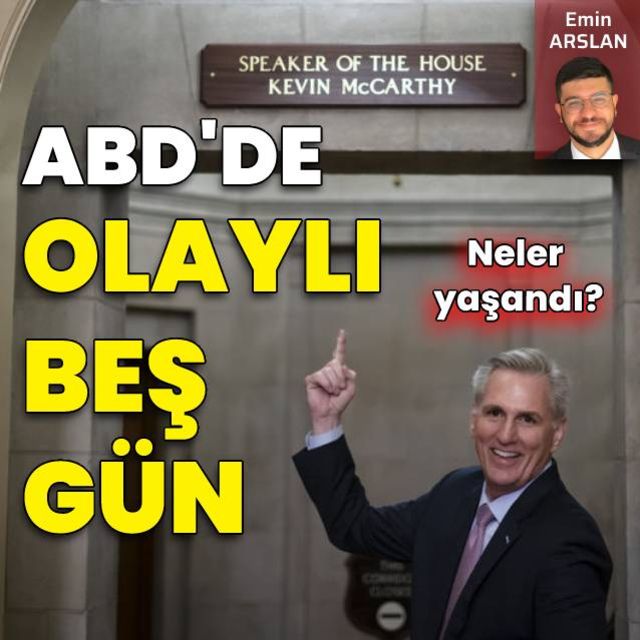 ABD de modern çağın en olaylı Meclis Başkanı seçiminde neler yaşandı