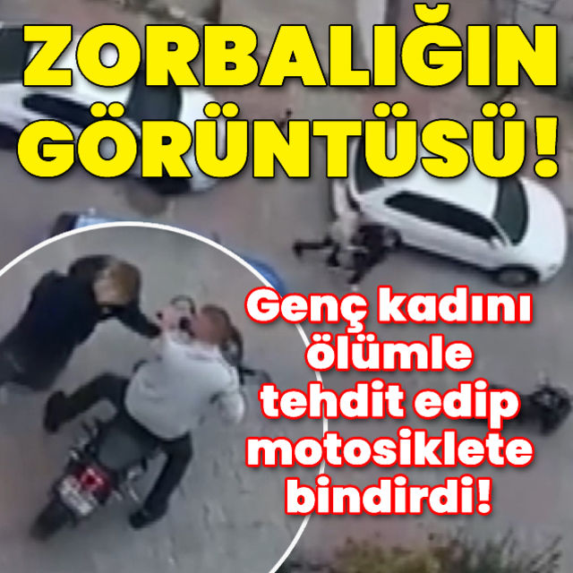 Bakırköy de seni öldürürüm diyerek zorla motosiklete bindirdi