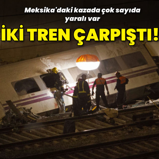 Meksika da iki metro treni çarpıştı  1 kişi öldü 57 kişi yaralandı