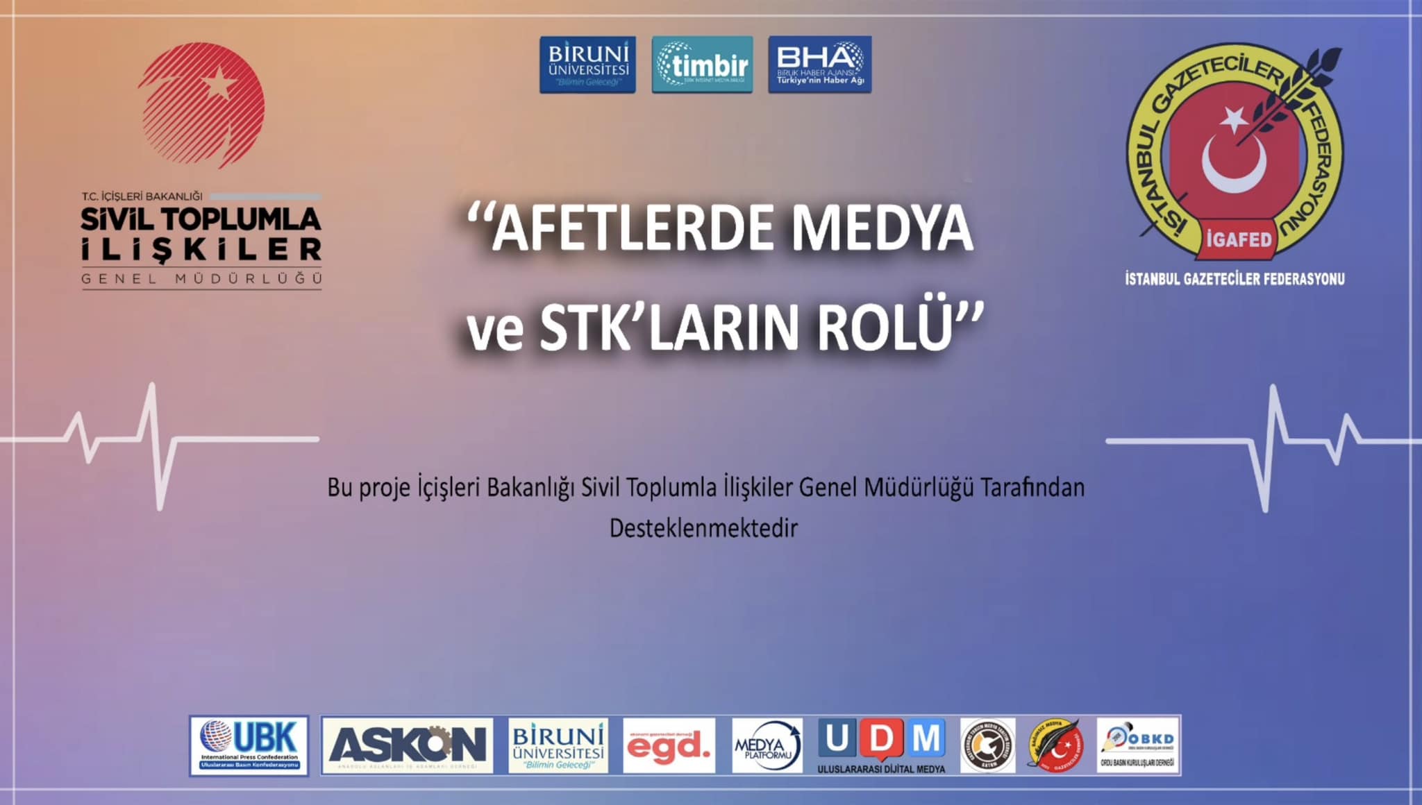 Afetlerde Medya ve STK'ların Rolü Paneli Kriz Yönetiminde İş Birliği ve Etkilerinin Tartışılacağı Önemli Buluşma