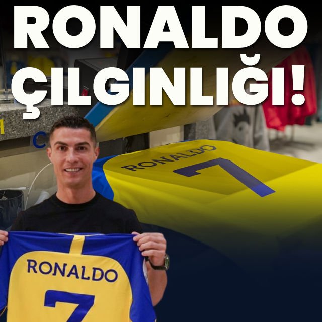 Riyad da Cristiano Ronaldo çılgınlığı Mağazalara akın ettiler