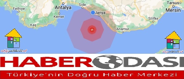 Antalya da deprem  AFAD duyurdu  Akdeniz Antalya Alanya da deprem oldu  20 Ocak 2023 AFAD Kandilli son depremler listesi