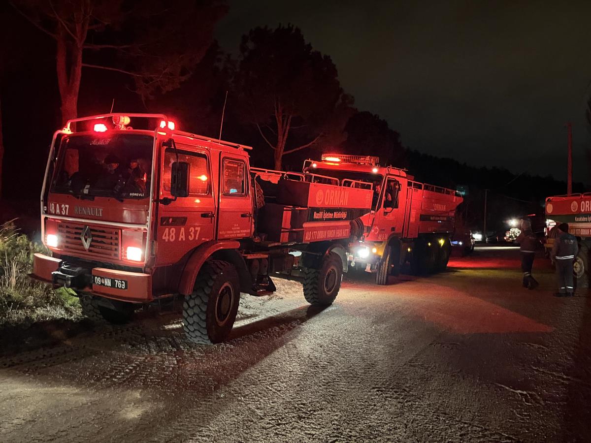 Denizli de çıkan orman yangını kontrol altına alındı