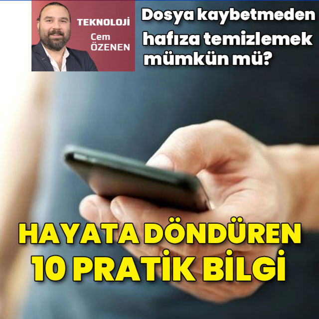 Yeni yılda yeni gibi bir telefon hafızası elde etmenin püf noktaları