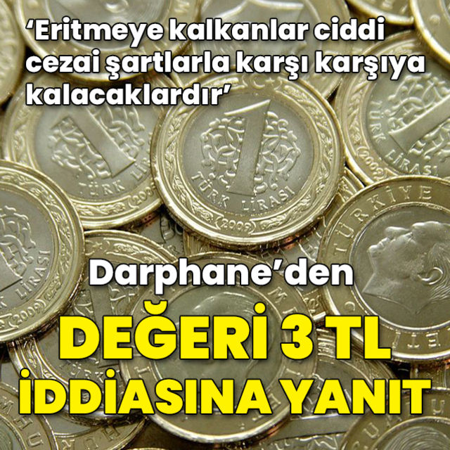 Darphane den 1 TL açıklaması