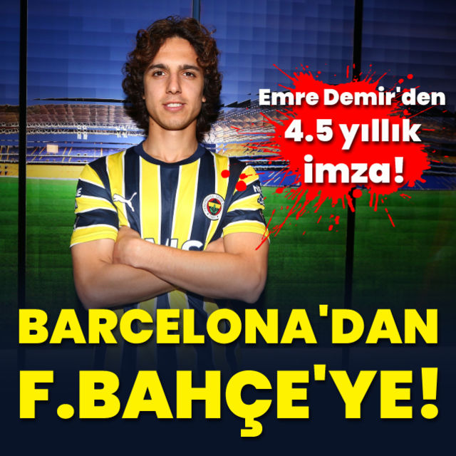 Son dakika haberi Fenerbahçe Emre Demir transferini resmen açıkladı