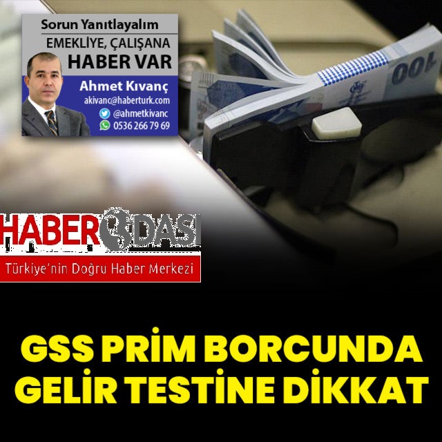 GSS prim borcu için 31 Ağustosa kadar süre