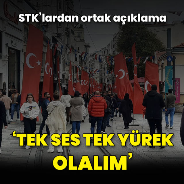 STK lardan teröre karşı ortak açıklama