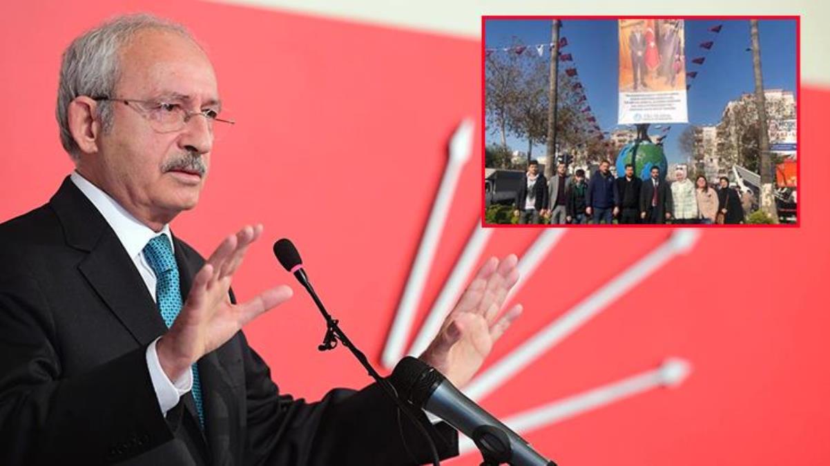 Kılıçdaroğlu nun Mersin ziyareti öncesi ülkü ocaklarından olay tehdit  İlçe girişine pankart astılar