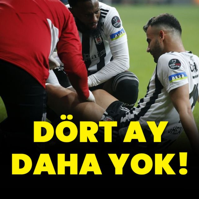 Beşiktaş ta Ghezzal şoku 4 ay daha yok