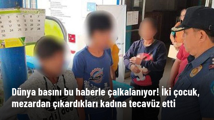 Dünya basını bu haberle çalkalanıyor Mezarı kazıp içindeki cesedi çıkaran iki çocuğa şok suçlama